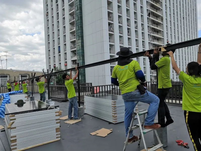 Residential solar installation project 3